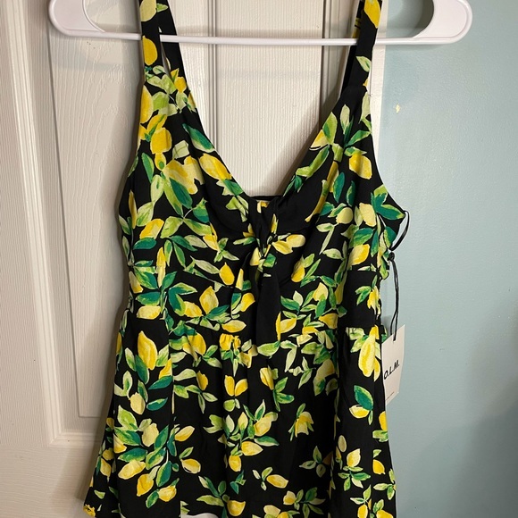 O.L.M. Cutout Tie Accent Sleeveless Blouse NWT - Picture 6 of 9